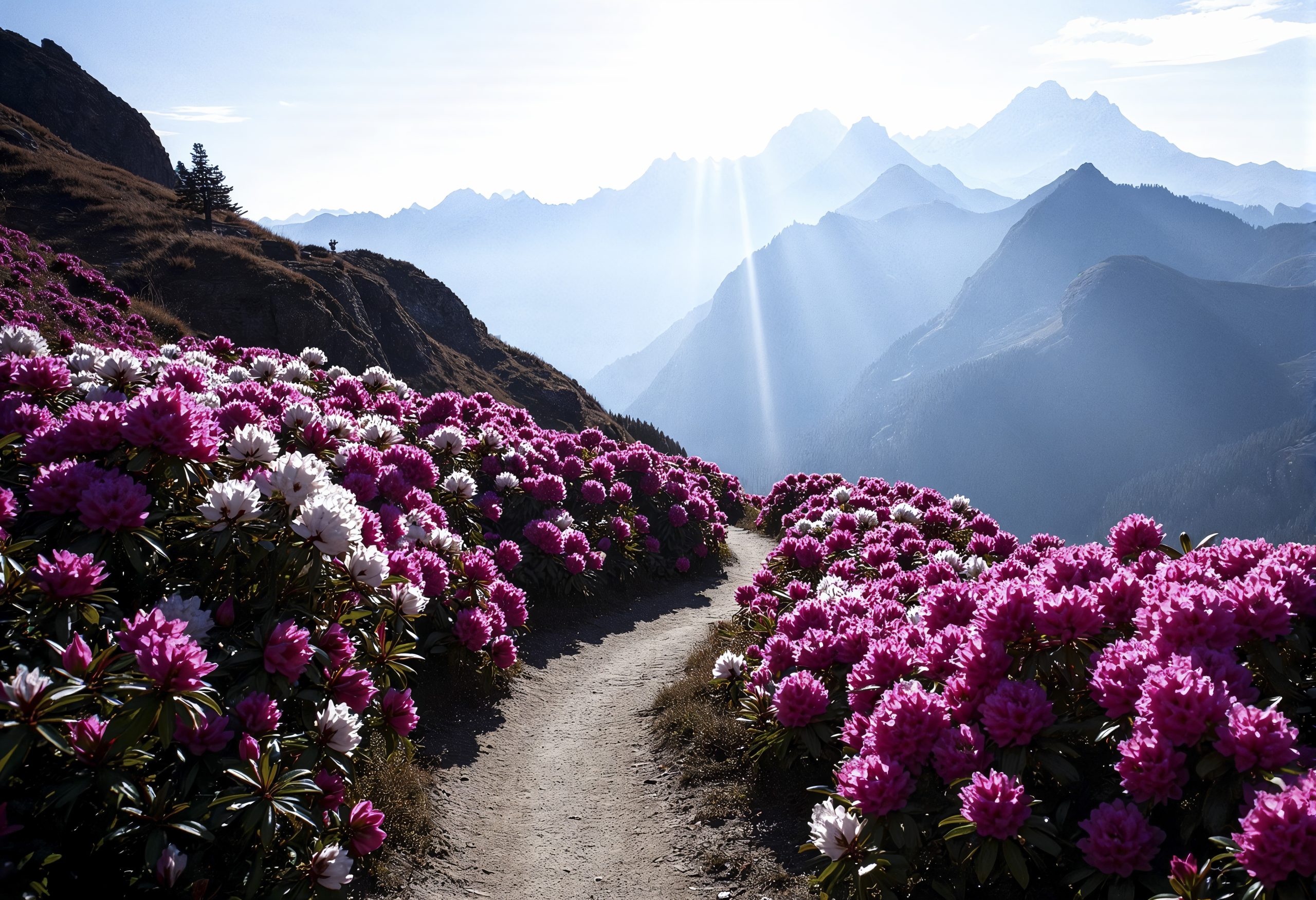 flower-path-mountains
